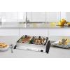 imageMaxiMatic Dual Buffet Server Food Warmer Adjustable Temp For Parties ampamp Holidays 25 Quart Stainless SteelStainless Steel