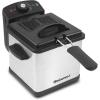 imageElite Gourmet EDF1607 800Watt Mesh Basket 16 Quart  65 Cup Oil Capacity Electric Immersion Deep Fryer with Temperature Knob and Lid with View Window stainless steel16 Quart  65 Cup