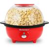 imageElite Gourmet EPM330M Automatic Stirring 12cup Popcorn Maker Popper Hot Oil Popcorn Machine wMeasuring Cap ampamp Builtin Reversible Serving Bowl Great for Home Party Kids Safety ETL Approved MintRed