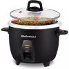 imageElite Gourmet ERC2010B Electric Rice Cooker with Stainless Steel Inner Pot Makes Soups Stews Porridges Grains and Cereals 10 cups cooked 5 Cups uncooked Black10 Cups Cooked