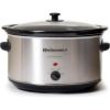 imageElite Gourmet MST900D 85Qt Digital Programmable XL Jumbo Slow Cooker Adjustable Temp Entrees Sauces Stews ampamp Dips Dishwasher Safe Glass Lid ampamp Crock Stainless SteelStainless Steel