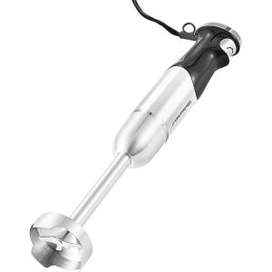 imageElite Gourmet EHM003M MaxiMatic Ultra Power Electric 5Speed Kitchen Hand Mixer with 2 Extra Wide Stainless Steel Smooth Creamy Whipped Mixtures Plus Convenient Beater Storage Mint BlueStainless Steel  Black