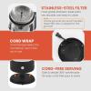 imageElite Gourmet EC812 Electric 12Cup Coffee Percolator with Keep Warm Clear Brew Progress Knob CoolTouch Handle Cordless Serve Stainless SteelPlastic Knob
