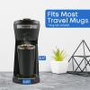 imageElite Gourmet EC923 Electric Coffee Percolator BPA Free Keep Warm Clear Brew Progress Knob CoolTouch Handle Cordless Serve 12Cup Stainless Steel16 ounce