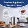 imageElite Gourmet EC924 Electric Coffee Percolator BPA Free Keep Warm Clear Brew Progress Knob CoolTouch Handle Cordless Serve 12Cup Stainless Steel64ounce8Cup