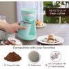 imageElite Gourmet EHC112B Personal SingleServe Compact Coffee Maker Brewer Includes 14Oz Thermal Travel Mug with Stainless Steel Interior Compatible with Coffee Grounds Reusable Filter BlackMint