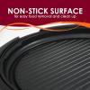 imageElite Gourmet EMG1100 11quot Electric Indoor Nonstick Grill Dishwasher Safe Cool Touch Fast Heat Up Ideal LowFat Meals Includes Tempered Glass Lid Black14
