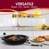 imageElite Gourmet EMG1100 11quot Electric Indoor Nonstick Grill Dishwasher Safe Cool Touch Fast Heat Up Ideal LowFat Meals Includes Tempered Glass Lid Black14