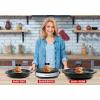 imageElite Gourmet EMG1100 11quot Electric Indoor Nonstick Grill Dishwasher Safe Cool Touch Fast Heat Up Ideal LowFat Meals Includes Tempered Glass Lid Black12