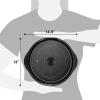 imageElite Gourmet EMG1100 11quot Electric Indoor Nonstick Grill Dishwasher Safe Cool Touch Fast Heat Up Ideal LowFat Meals Includes Tempered Glass Lid Black11