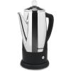 imageElite Gourmet EC812 Electric 12Cup Coffee Percolator with Keep Warm Clear Brew Progress Knob CoolTouch Handle Cordless Serve Stainless SteelPlastic Knob