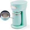 imageElite Gourmet EHC112B Personal SingleServe Compact Coffee Maker Brewer Includes 14Oz Thermal Travel Mug with Stainless Steel Interior Compatible with Coffee Grounds Reusable Filter BlackMint