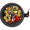 imageElite Gourmet EMG6505G Smokeless Indoor Electric BBQ Grill with Glass Lid Dishwasher Safe Nonstick Adjustable Temperature Fast Heat Up LowFat Meals Easy to Clean Design Stainless SteelStainless Steel