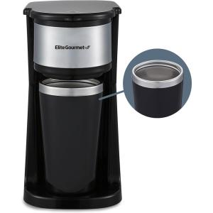 imageElite Gourmet EC924 Electric Coffee Percolator BPA Free Keep Warm Clear Brew Progress Knob CoolTouch Handle Cordless Serve 12Cup Stainless Steel14 ounce