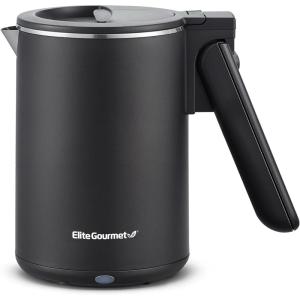 imageElite Gourmet EKT1203W 1350W Double Wall Insulated Cool Touch Electric Water Tea Kettle BPA Free Stainless Steel Interior and Auto ShutOff06 Quarts