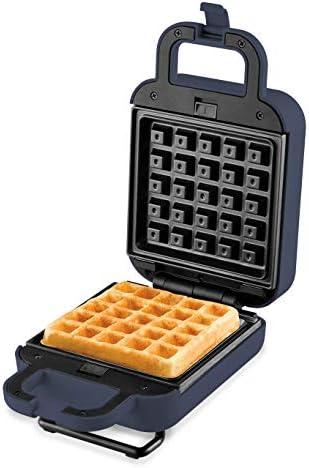 imageElite Gourmet EWM015R Electric Nonstick 45inch Mini Waffle Maker Belgian Waffles Compact Design Hash Browns Keto Snacks Sandwich Eggs Easy to Clean RedSlate blue