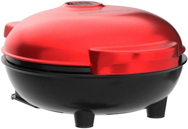 imageElite Gourmet EWM015R Electric Nonstick 45inch Mini Waffle Maker Belgian Waffles Compact Design Hash Browns Keto Snacks Sandwich Eggs Easy to Clean RedRed