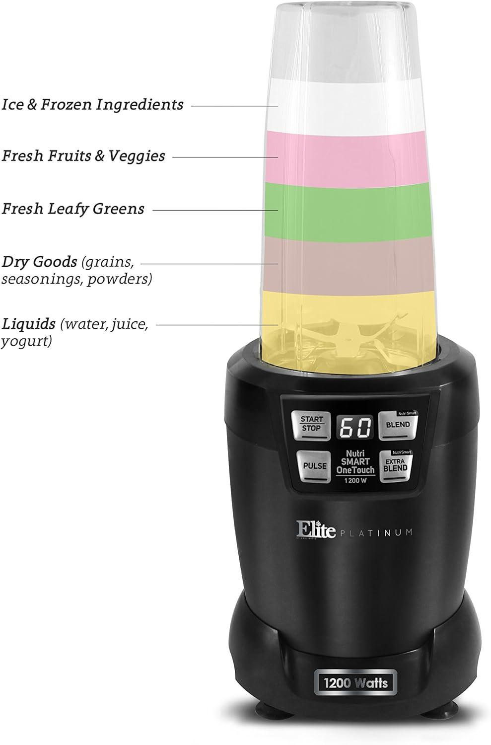 imageElite Platinum EPB5455 NutriBlender Black