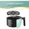 imageElite Gourmet EAF0201X Personal Compact Space Saving Electric Hot Air Fryer OilLess Healthy Cooker Timer ampamp Temperature Controls 1000W 21 Quart BlackMint