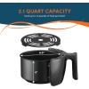 imageElite Gourmet EAF0201X Personal Compact Space Saving Electric Hot Air Fryer OilLess Healthy Cooker Timer ampamp Temperature Controls 1000W 21 Quart BlackBlack