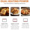 imageElite Gourmet EAF2612DX Personal 21Qt Compact Space Saving Programmable Hot Air Fryer OilLess Healthy Cooker Timer ampamp Temperature Controls 1000W BlackStainless Steel