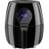 imageElite Gourmet EAF5317DX Digital 53Qt Hot Air Fryer 7 Menu Functions 1350W OilLess Healthy Cooker Timer ampamp Temperature Controls PFOAPTFE Free BlackBlack