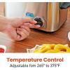 imageElite Gourmet EDF1116 Electric 12 Qt  48 Cup Oil Capacity Deep Fryer Adjustable Temperature Removable Basket Lid with CoolTouch Knob Stainless Steel12 Qt  48 Cup