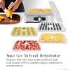 imageElite Gourmet EFD3321X Food Dehydrator Stainless Steel Trays Adjustable Temperature Controls Jerky Herbs Fruit Veggies Dried Snacks Stainless Steel