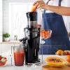 imageElite Gourmet EJX320 Big Mouth Whole Fruit 52 SelfFeeding Chute Cold Press Masticating Slow Juice Extractor HandsFree Less Prep Easy to Clean Impact Resistant BPA Free Tritan BlackBlack