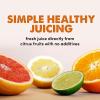 imageElite Gourmet ETS740 BPAFree Electric Citrus Juicer with 2 Cones Compact Large Volume Pulp Control Oranges Lemons Limes Grapefruits with Easy Pour Spout 12L BlackStainless Steel24 ounce