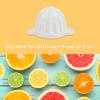 imageElite Gourmet ETS740 BPAFree Electric Citrus Juicer with 2 Cones Compact Large Volume Pulp Control Oranges Lemons Limes Grapefruits with Easy Pour Spout 12L BlackStainless Steel16 ounce