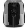 imageElite Gourmet EAF5317DX Digital 53Qt Hot Air Fryer 7 Menu Functions 1350W OilLess Healthy Cooker Timer ampamp Temperature Controls PFOAPTFE Free BlackBlack