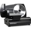 imageElite Gourmet EMT625B Ultimate Precision Electric Deli Food Meat Slicer Removable Stainless Steel Blade Adjustable Thickness Ideal for Cold Cuts Hard Cheese Vegetables ampamp Bread 75 BlackGraphite Black