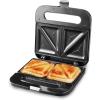imageElite Gourmet ESM2207XSS Sandwich Panini Maker Grilled Cheese Machine Tuna Melt Omelets Nonstick Cooking Surface 2 Slice 750 Watts Stainless SteelOld Version