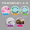 imageAmericana Collection Elite EIM1432M 15 Quart Automatic Easy Homemade Electric Ice Cream Maker Frozen Yogurt Sorbet Gelato Treat with Recipes Mint4 Quart