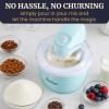 imageElite Gourmet Americana Collection Elite EIM520M 1 Quart Automatic Easy Homemade Electric Ice Cream Maker Frozen Yogurt Sorbet Gelato Treat with Recipes MintSpearmint