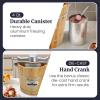 imageElite Gourmet EIM418 Old Fashioned 4 Quart Vintage Walnut Wood Bucket Electric Ice Cream Maker Machine Uses Ice and Rock Salt Churns Ice Cream in MinutesPine