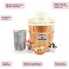 imageElite Gourmet EIM924LX 4 quart Old Fashioned Electric Ice Cream Maker Pine BucketCream