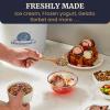 imageElite Gourmet EIM924LX 4 quart Old Fashioned Electric Ice Cream Maker Pine BucketPeriwinkle