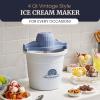 imageElite Gourmet EIM924LX 4 quart Old Fashioned Electric Ice Cream Maker Pine BucketPeriwinkle