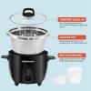 imageElite Gourmet ERC2001BX 10Cup Electric Rice Cooker with 304 Surgical Grade Stainless Steel Inner Pot Makes Soups Stews Porridges Grains and Cereals