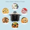 imageElite Gourmet ERC2001BX 10Cup Electric Rice Cooker with 304 Surgical Grade Stainless Steel Inner Pot Makes Soups Stews Porridges Grains and Cereals