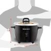 imageElite Gourmet ERC2001BX 10Cup Electric Rice Cooker with 304 Surgical Grade Stainless Steel Inner Pot Makes Soups Stews Porridges Grains and Cereals