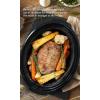 imageElite Gourmet MST1234B 6 Quart Diamond Pattern Slow Cooker Removable DishwasherSafe Stoneware Pot with Tempered Glass Lid CoolTouch Handles 6 Quart Black5 Quarts