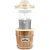 imageElite Gourmet MaxiMatic EIM924L 4 quart Old Fashioned Electric Ice Cream Maker Pine BucketCream