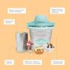imageElite Gourmet MaxiMatic EIM924L 4 quart Old Fashioned Electric Ice Cream Maker Pine BucketMint