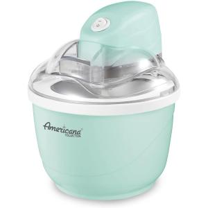 imageElite Gourmet Americana Collection Elite EIM520M 1 Quart Automatic Easy Homemade Electric Ice Cream Maker Frozen Yogurt Sorbet Gelato Treat with Recipes MintSpearmint
