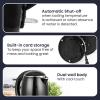 imageElite Gourmet EKT1821 18L Double Wall Insulated CoolTouch 1500W Kettle wStainless Steel Interior ampamp Lid 360 Swivel Base for Cord Free Serving Power On Lever Auto ShutOff Boil Dry Black