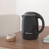 imageElite Gourmet EKT1821 18L Double Wall Insulated CoolTouch 1500W Kettle wStainless Steel Interior ampamp Lid 360 Swivel Base for Cord Free Serving Power On Lever Auto ShutOff Boil Dry Black