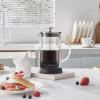 imageElite Gourmet FP1223X French Press 34Ounce Double Wall Insulated Heavy Duty Thick HighHeat Borosilicate Glass BPAFree Cold Brew Coffee Maker 1LiterGlass